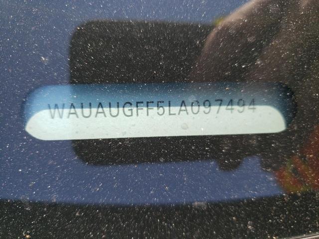 Photo 10 from auction – 2020 AUDI A3 PREMIUM with VIN WAUAUGFF5LA097494