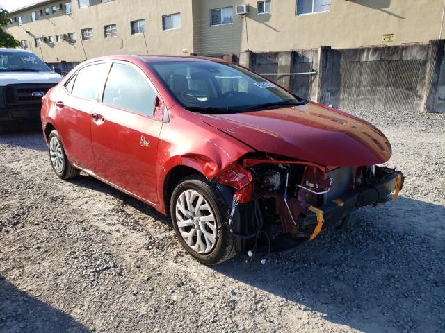 TOYOTA COROLLA L 2019 with VIN 5YFBURHE9KP865916 - Photo from auction