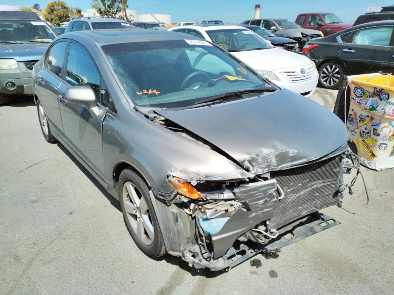 HONDA CIVIC EX 2007 with VIN 1HGFA15867L055901 - Photo from auction