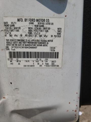 Photo 10 from auction – 2011 FORD F150 SUPER with VIN 1FTEX1CM1BKD66997