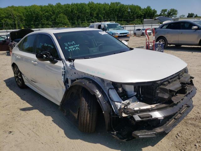HONDA CIVIC EX 2022 with VIN JHMFE1F7XNX004253 - Photo from auction