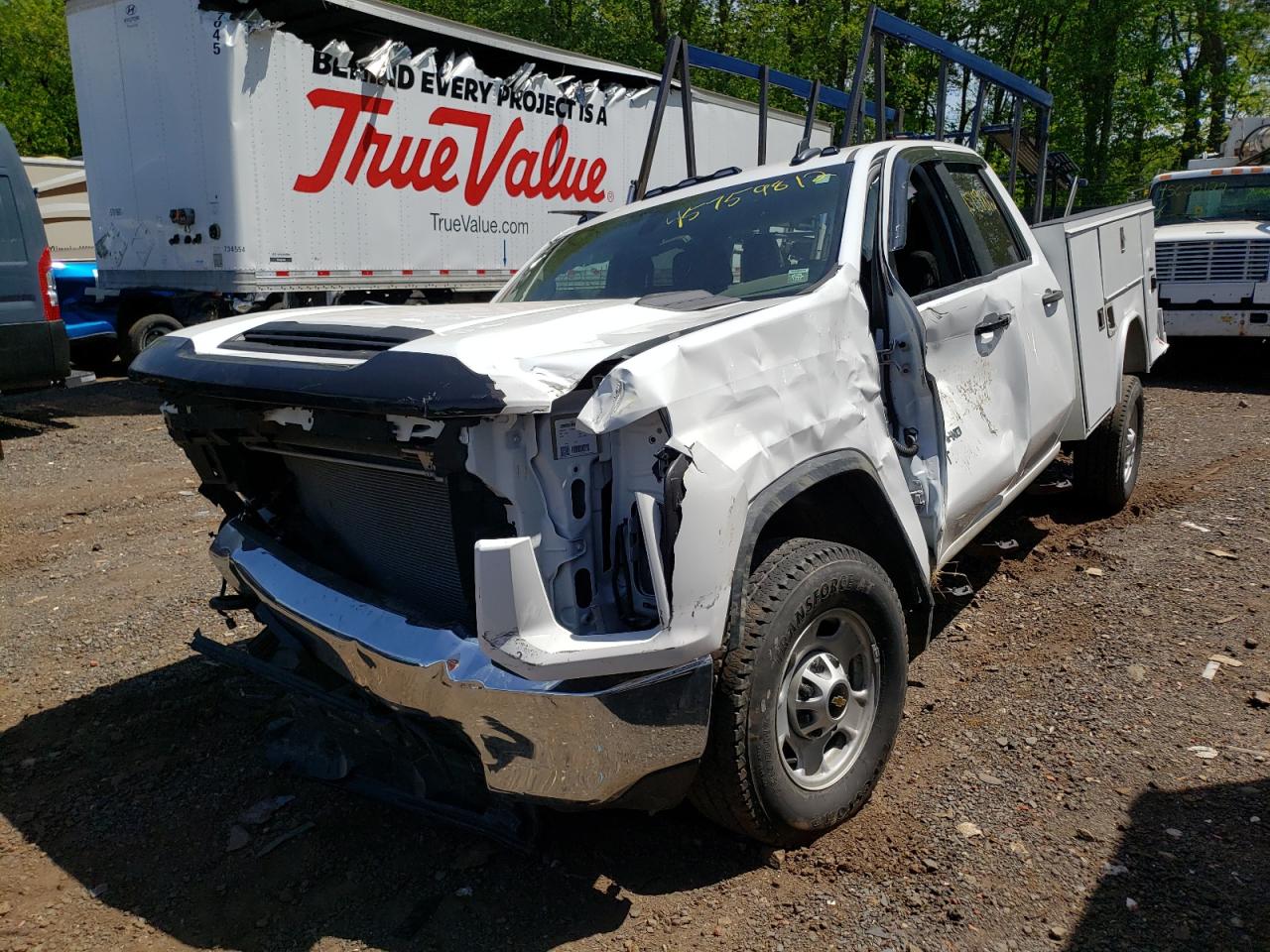 Photo 2 from auction – 2021 CHEVROLET SILVERADO with VIN 1GB2YLE70MF185778
