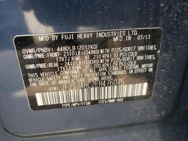Photo 10 from auction – 2014 SUBARU FORESTER 2 with VIN JF2SJAHC2EH476075