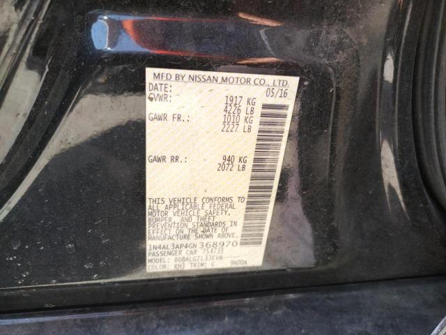 Photo 10 from auction – 2016 NISSAN ALTIMA 2.5 with VIN 1N4AL3AP4GN368970