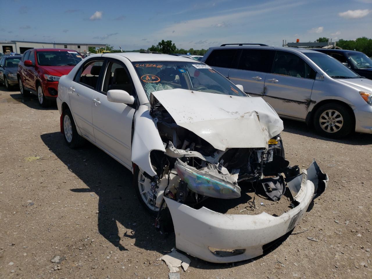 TOYOTA COROLLA CE 2004 with VIN 1NXBR32E04Z243262 - Photo from auction