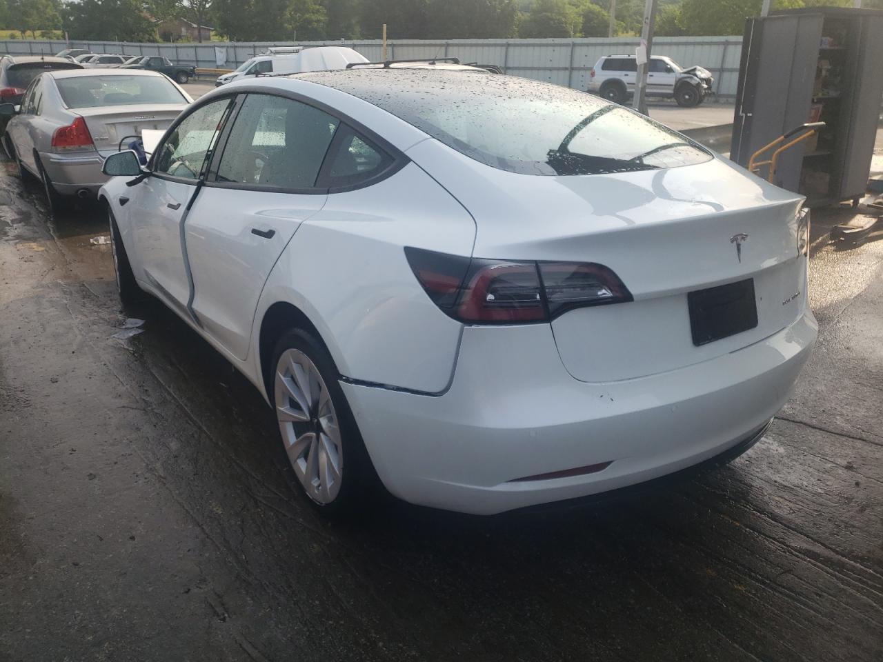 Photo 3 from auction – 2021 TESLA MODEL 3 with VIN 5YJ3E1EB2MF101076