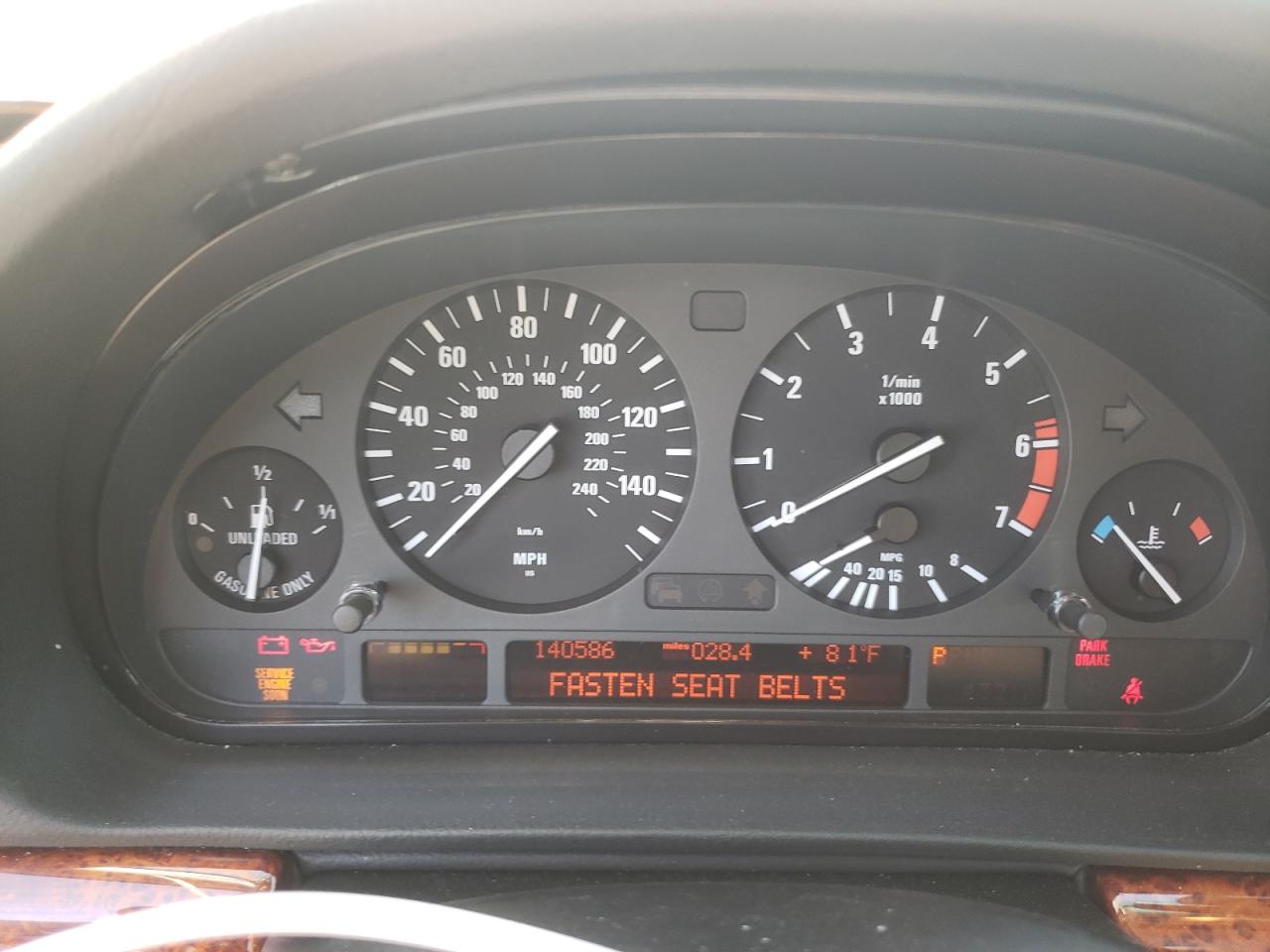 Foto 8 de la subasta – 2001 BMW 7 SERIES con VIN WBAGH83481DP22117