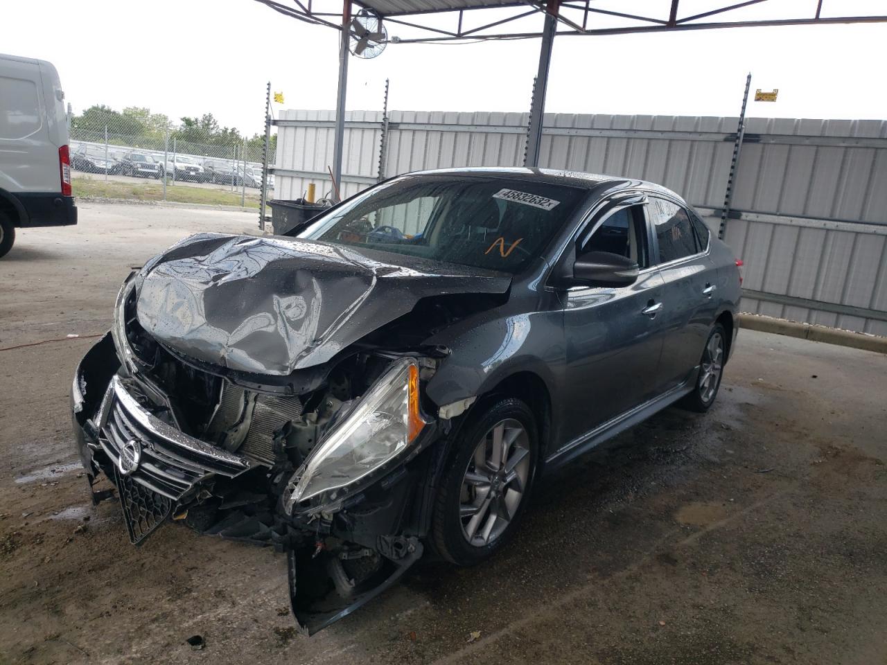 Photo 2 from auction – 2015 NISSAN SENTRA S with VIN 3N1AB7AP8FY373453