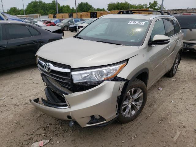 Photo 2 from auction – 2015 TOYOTA HIGHLANDER with VIN 5TDJKRFH5FS191470
