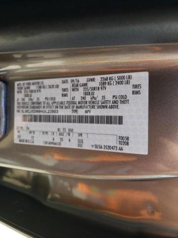 Photo 10 from auction – 2017 LINCOLN MKC PREMIE with VIN 5LMCJ1D99HUL23503