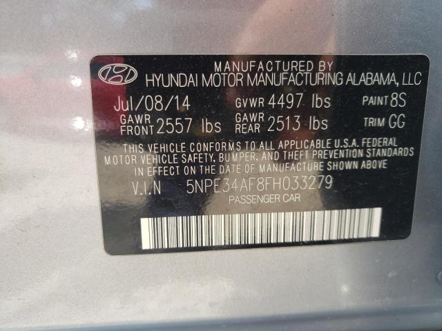 Photo 10 from auction – 2015 HYUNDAI SONATA SPO with VIN 5NPE34AF8FH033279