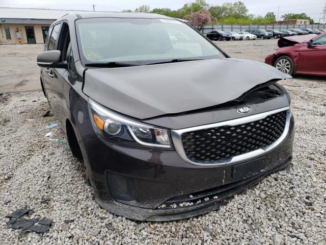 KIA SEDONA LX 2015 with VIN KNDMB5C13F6038695 - Photo from auction