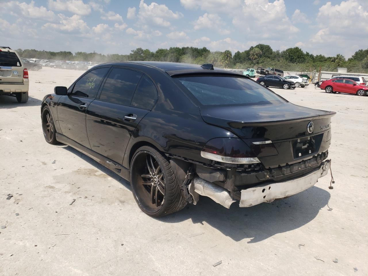 Photo 3 from auction – 2007 BMW 750 with VIN WBAHN83587DT67366
