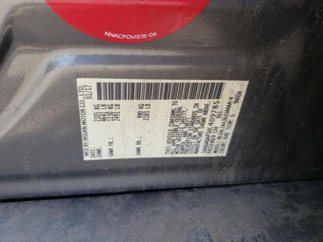 Photo 10 from auction – 2017 NISSAN MAXIMA 3.5 with VIN 1N4AA6AP1HC409785