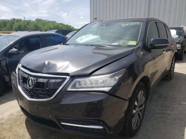 Photo 2 from auction – 2016 ACURA MDX TECHNO with VIN 5FRYD4H42GB010125