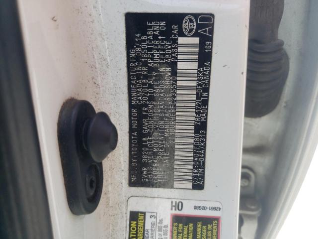 Photo 10 from auction – 2015 TOYOTA COROLLA L with VIN 2T1BURHE8FC235570