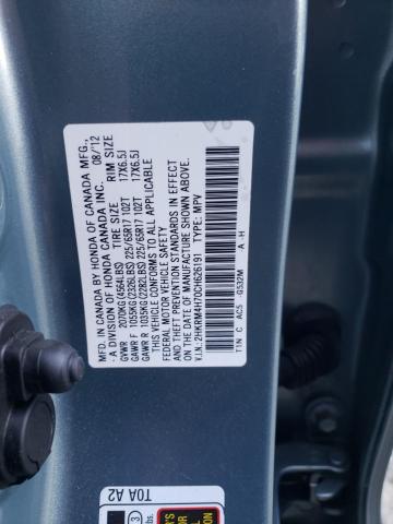 Photo 10 from auction – 2012 HONDA CR-V EXL with VIN 2HKRM4H70CH626191