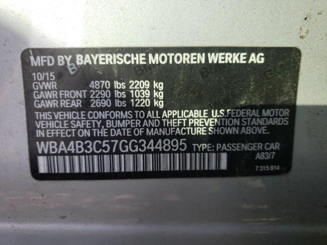 Photo 10 from auction – 2016 BMW 435 XI GRA with VIN WBA4B3C57GG344895