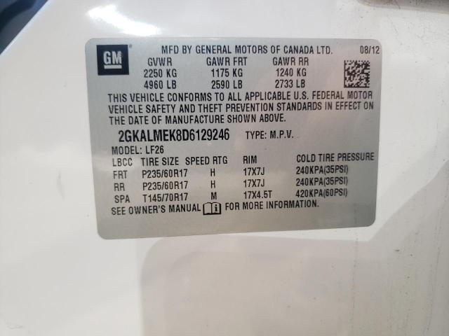 Фото 10 с аукциона – 2013 GMC TERRAIN SL с VIN 2GKALMEK8D6129246