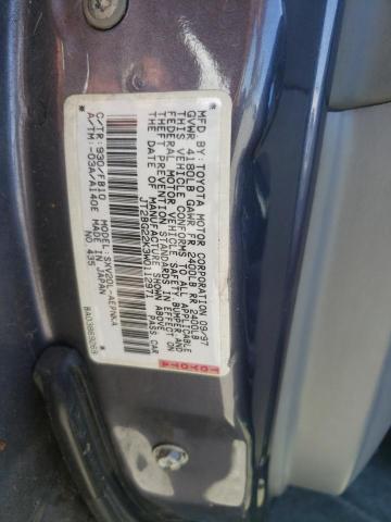 Photo 10 from auction – 1998 TOYOTA CAMRY CE with VIN JT2BG22K3W0112971