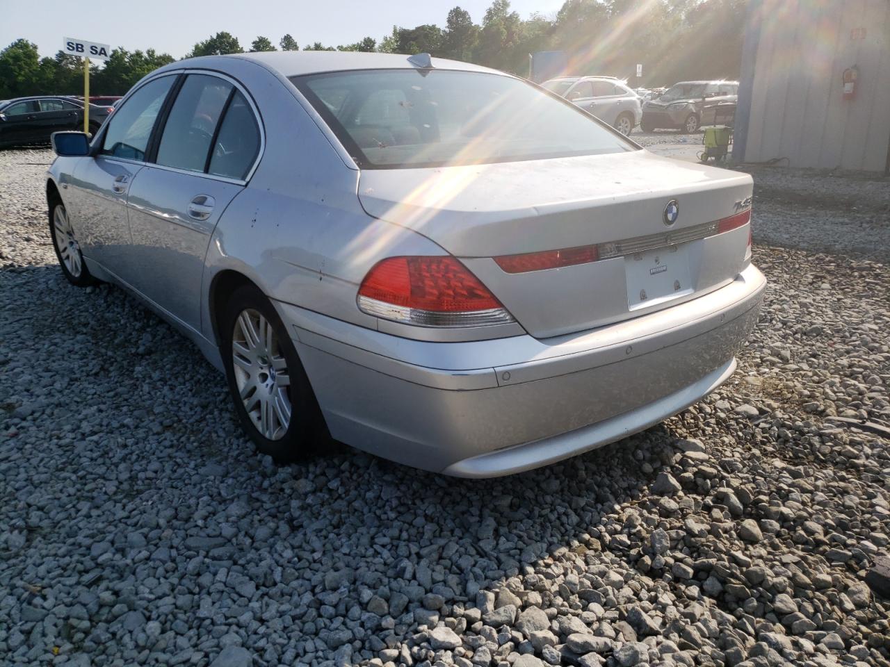 Photo 3 from auction – 2003 BMW 745 I with VIN WBAGL63423DP64563