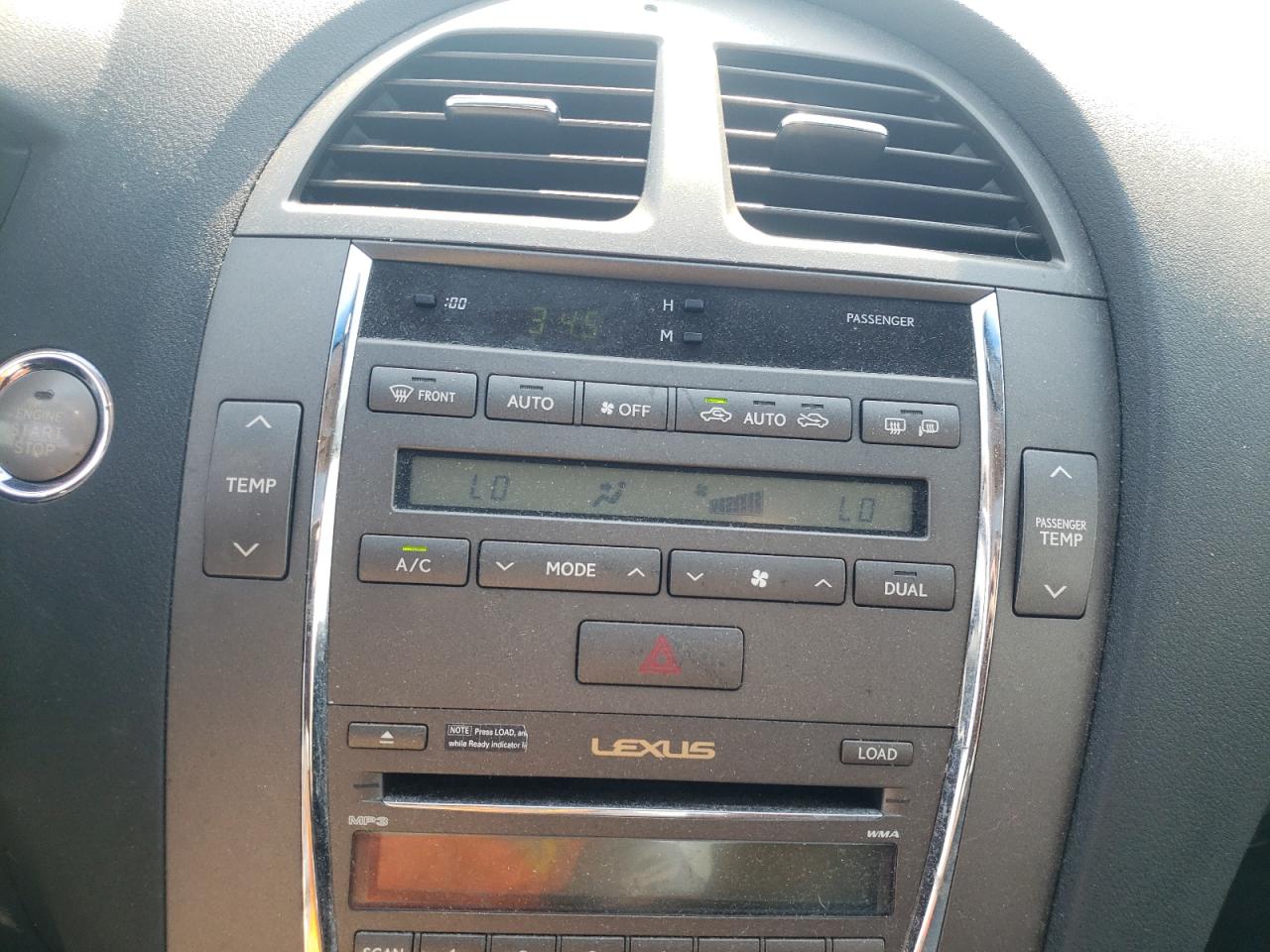 Photo 9 from auction – 2007 LEXUS ES 350 with VIN JTHBJ46G972101522