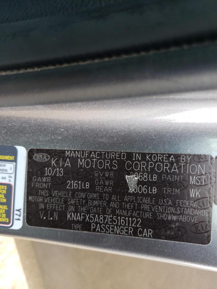 Photo 10 from auction – 2014 KIA FORTE EX with VIN KNAFX5A87E5161122