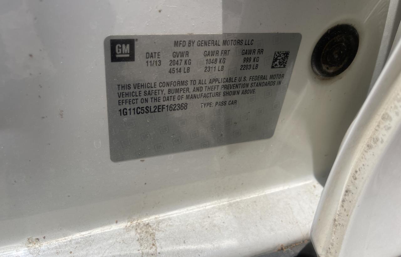 Photo 10 from auction – 2014 CHEVROLET MALIBU 1LT with VIN 1G11C5SL2EF162368