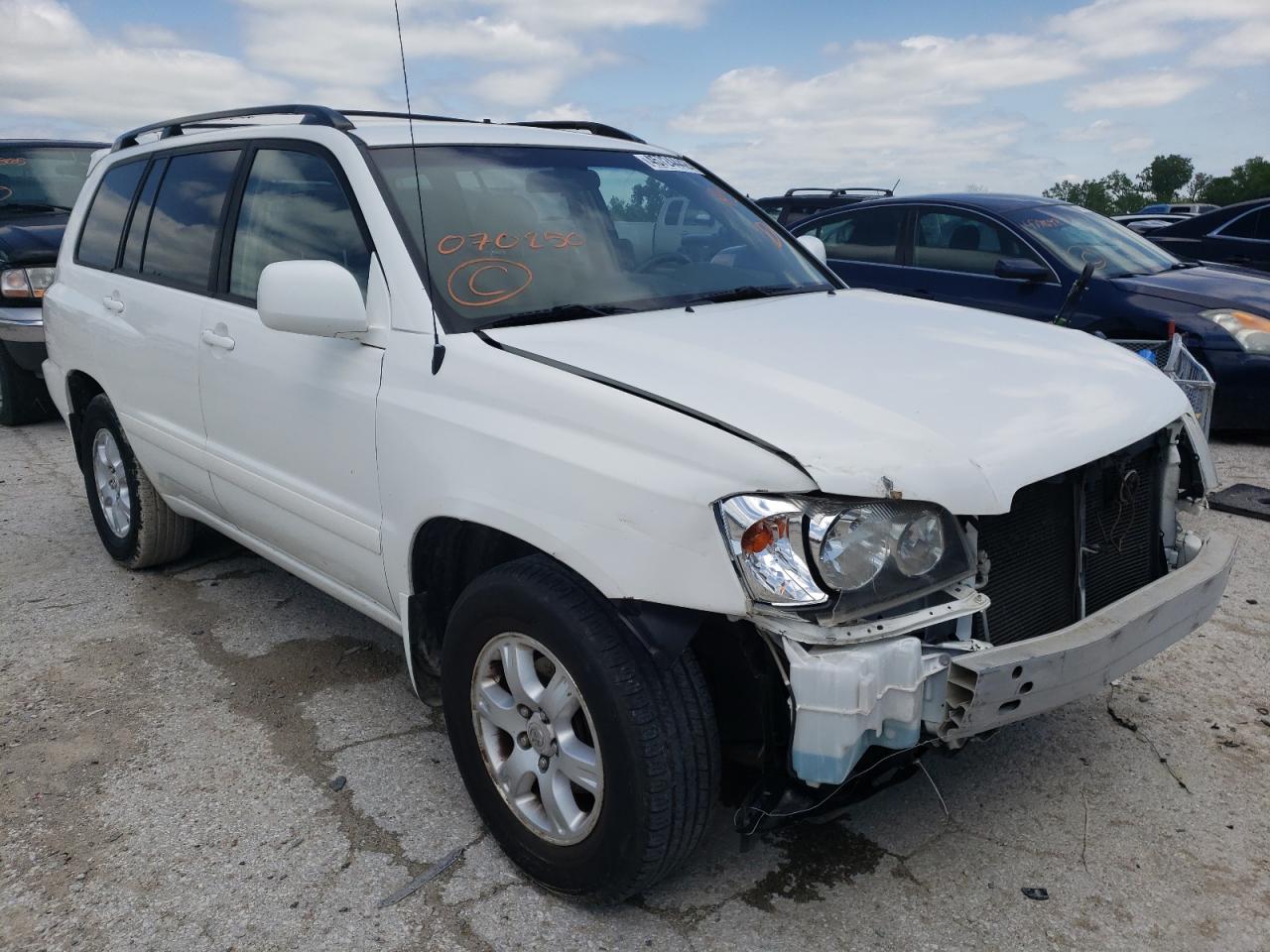 TOYOTA HIGHLANDER 2003 with VIN JTEGD21A030070250 - Photo from auction