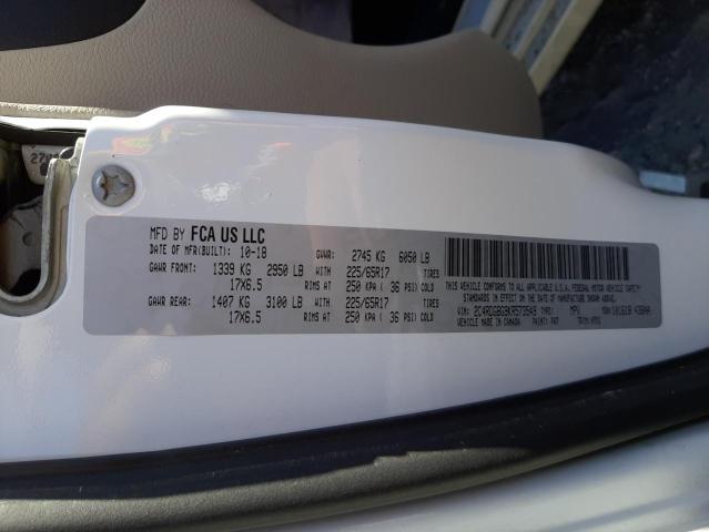Photo 10 from auction – 2019 DODGE GRAND CARA with VIN 2C4RDGBG9KR573549