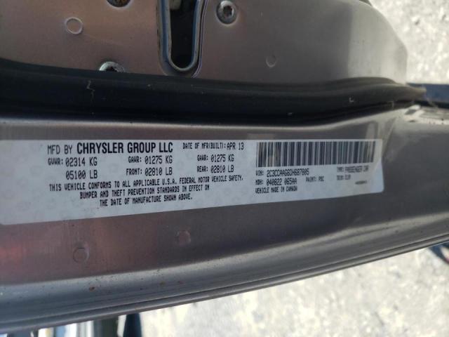 Photo 10 from auction – 2013 CHRYSLER 300 with VIN 2C3CCAAG6DH687805