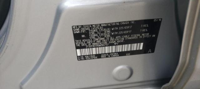 Photo 10 from auction – 2016 TOYOTA RAV4 with VIN 2T3ZFREVXGW284757