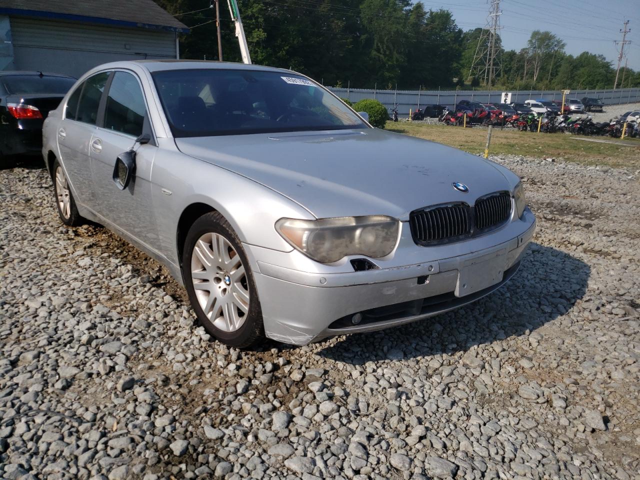 BMW 745 I 2003 with VIN WBAGL63423DP64563 - Photo from auction