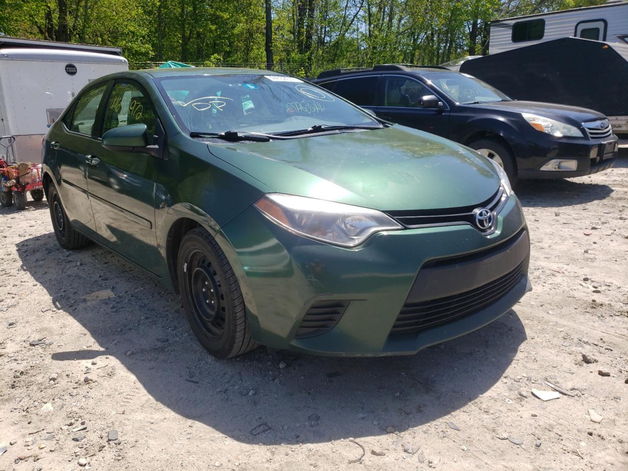 TOYOTA COROLLA L 2014 with VIN 2T1BURHE5EC057387 - Photo from auction
