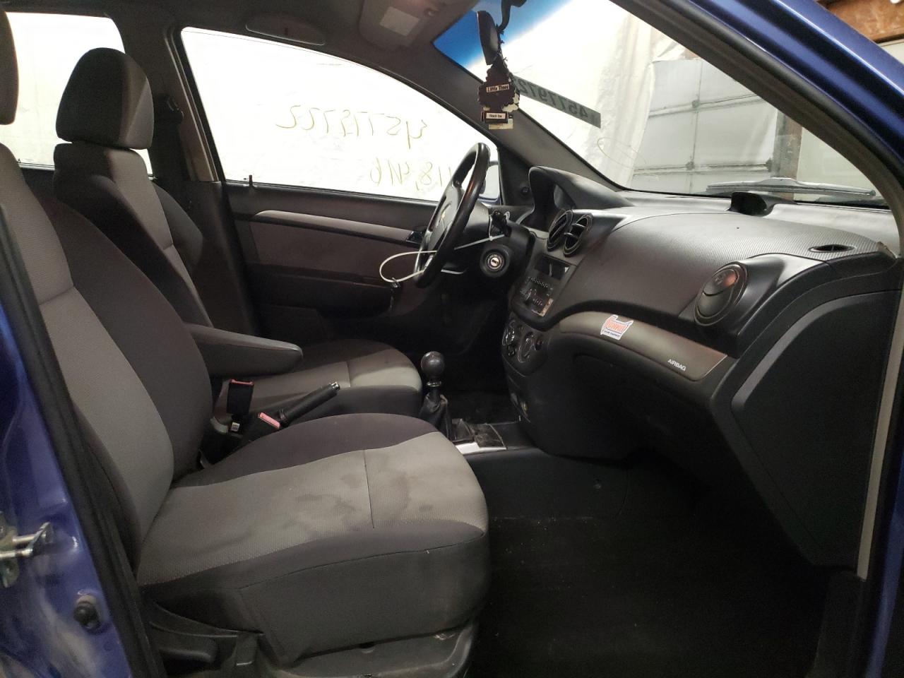 Photo 5 from auction – 2009 CHEVROLET AVEO LS with VIN KL1TD66E49B616901