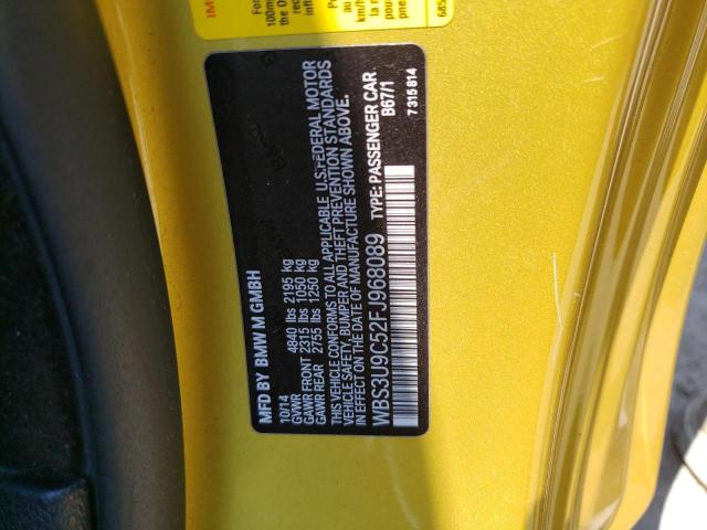 Photo 10 from auction – 2015 BMW M4 with VIN WBS3U9C52FJ968089