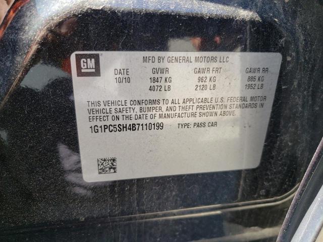 Photo 10 from auction – 2011 CHEVROLET CRUZE LS with VIN 1G1PC5SH4B7110199