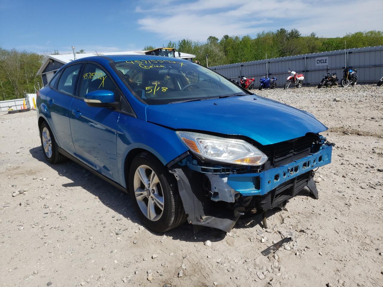 FORD FOCUS SE 2013 with VIN 1FADP3F20DL257970 - Photo from auction