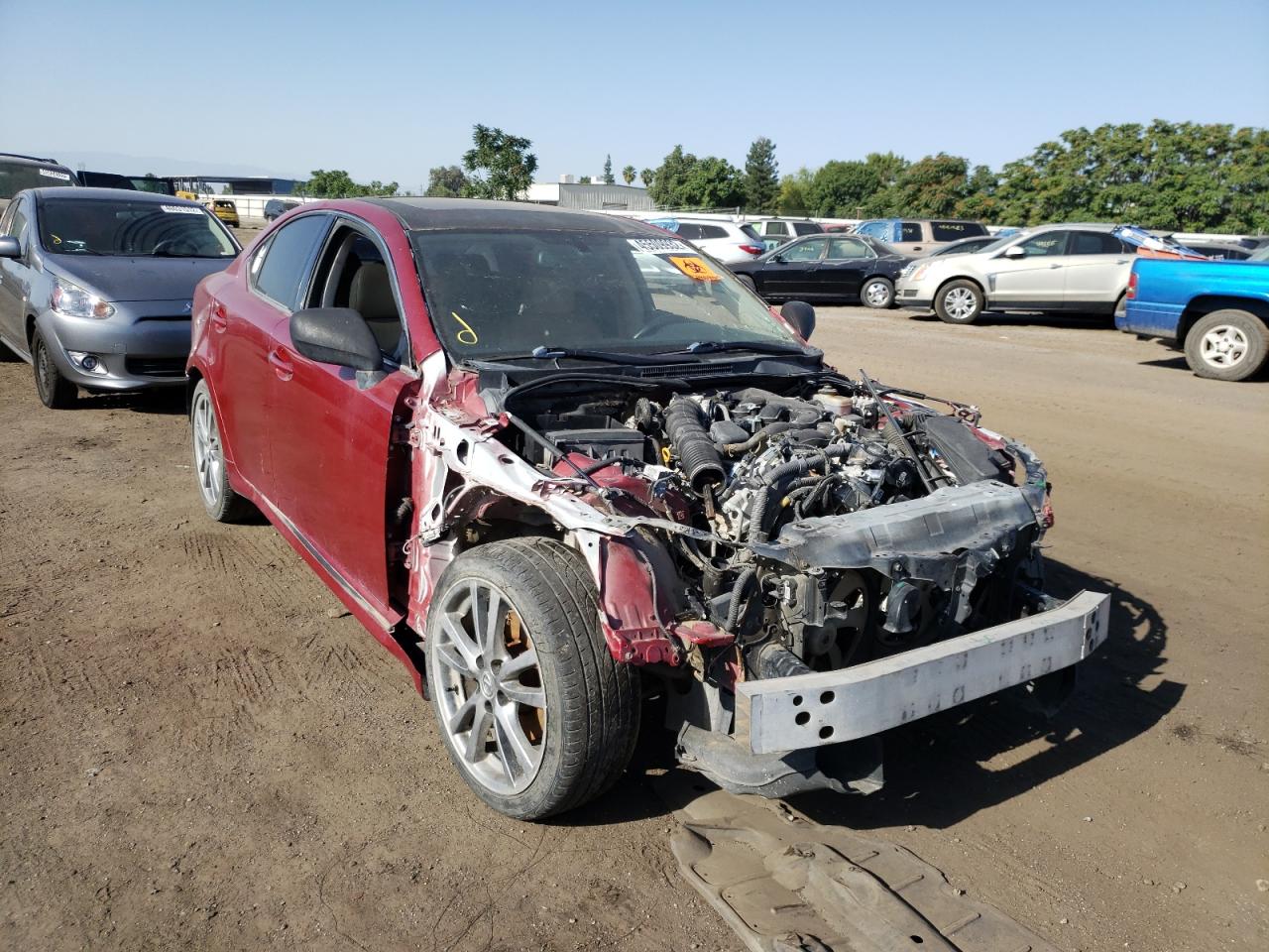 LEXUS IS 250 2008 with VIN JTHBK262885055462 - Photo from auction