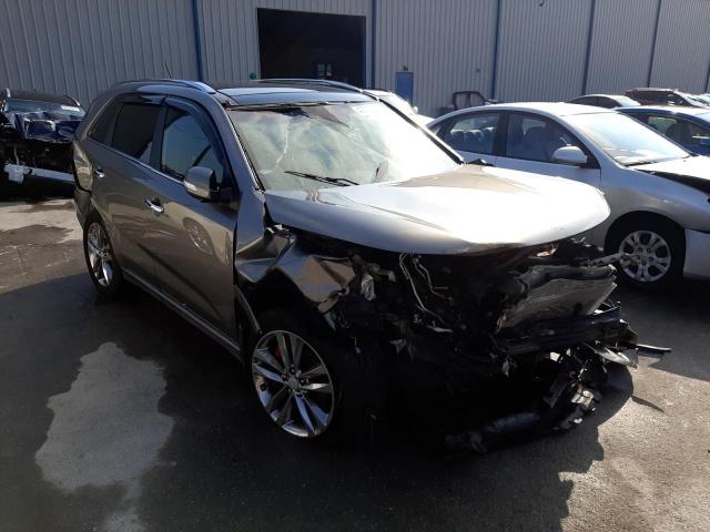 KIA SORENTO SX 2014 with VIN 5XYKW4A77EG443032 - Photo from auction