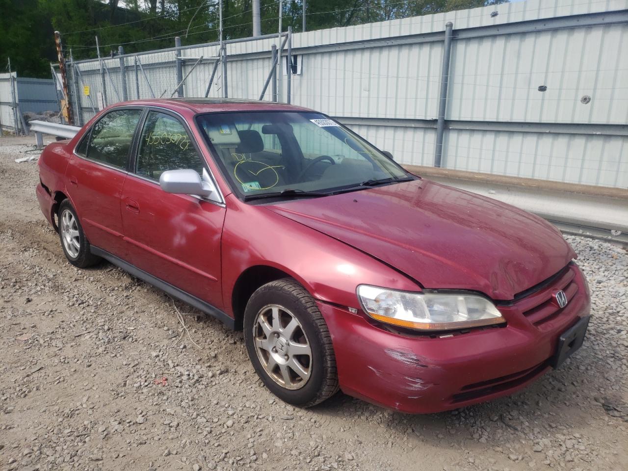 HONDA ACCORD EX 2002 with VIN JHMCG668X2C018837 - Photo from auction