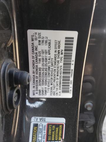 Photo 10 from auction – 2014 HONDA CR-V EX with VIN 2HKRM4H59EH657974