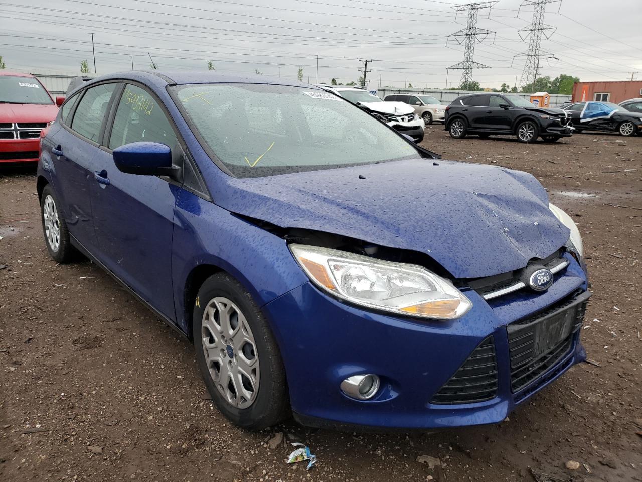 FORD FOCUS SE 2012 مع رقم تعريف المركبة 1FAHP3K21CL226426 - صورة من المزاد