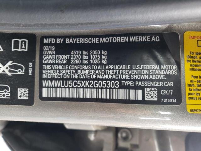 Photo 10 from auction – 2019 MINI COOPER S C with VIN WMWLU5C5XK2G05303