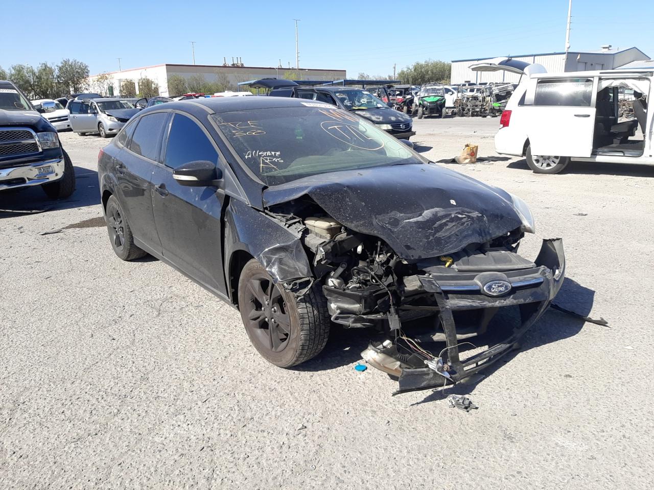 FORD FOCUS SE 2013 with VIN 1FADP3F29DL244442 - Photo from auction