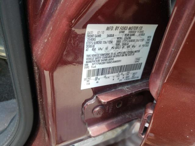 Photo 10 from auction – 2011 FORD F250 SUPER with VIN 1FT7W2BT5BEA66551