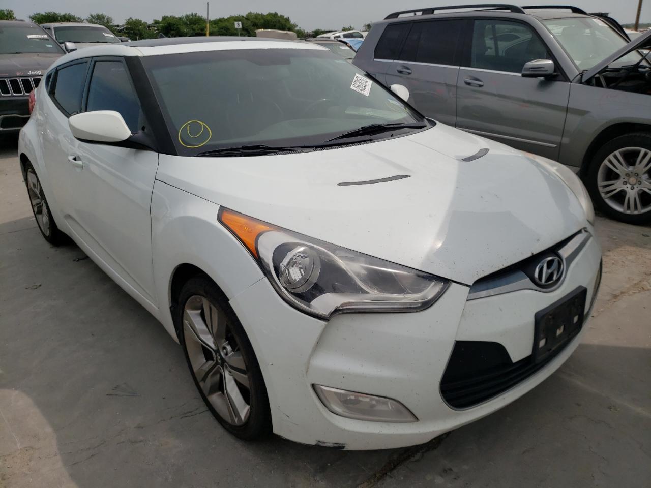 HYUNDAI VELOSTER 2013 with VIN KMHTC6AD7DU167684 - Photo from auction