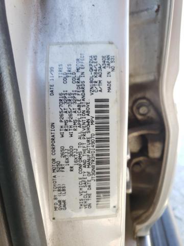 Photo 10 from auction – 2000 TOYOTA 4RUNNER LI with VIN JT3GN87R3Y0149070