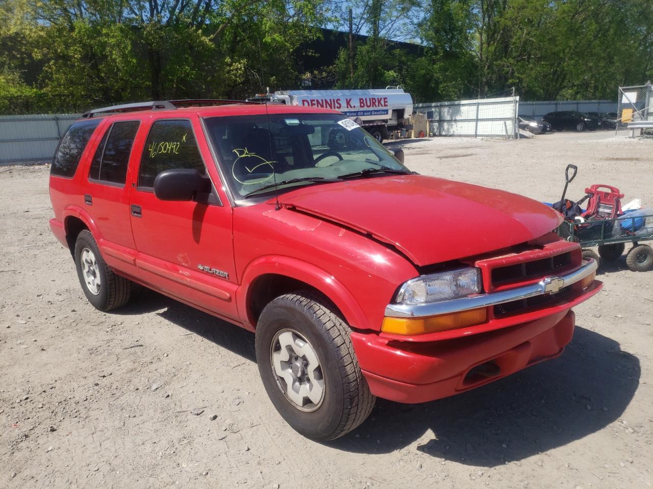 Photo 1 from auction – 2002 CHEVROLET BLAZER with VIN 1GNDT13WX2K167642