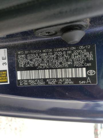 Photo 10 from auction – 2013 TOYOTA SCION TC with VIN JTKJF5C7XD3045775